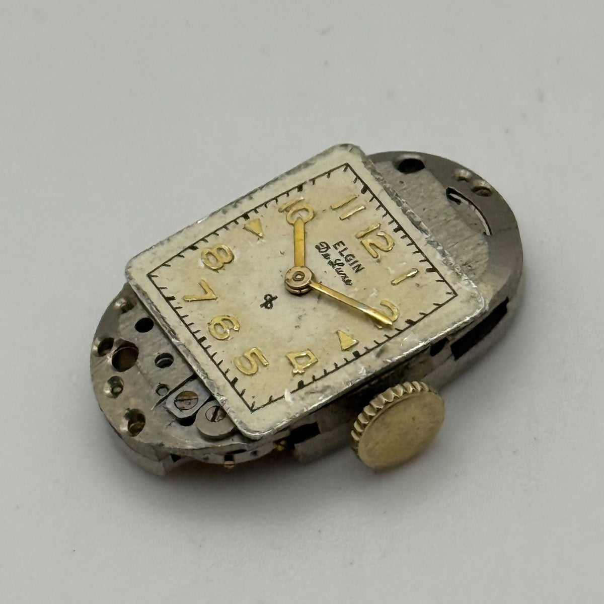 Elgin Grade 533 Model 2 Watch Movement 1947 De Luxe American Parts Repair