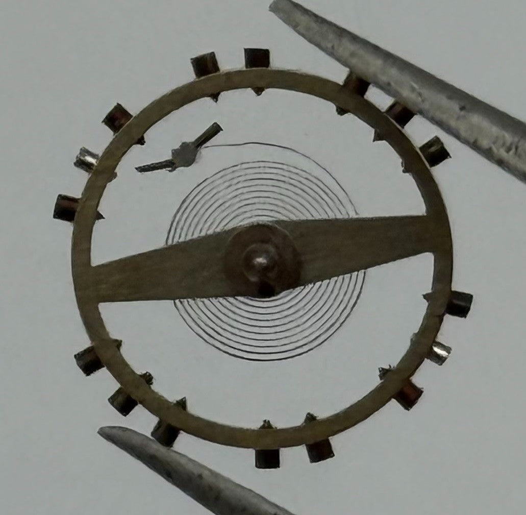 AS 1194 Balance Wheel Complete And Spring Renata 42 M Watch Movement Parts NOS