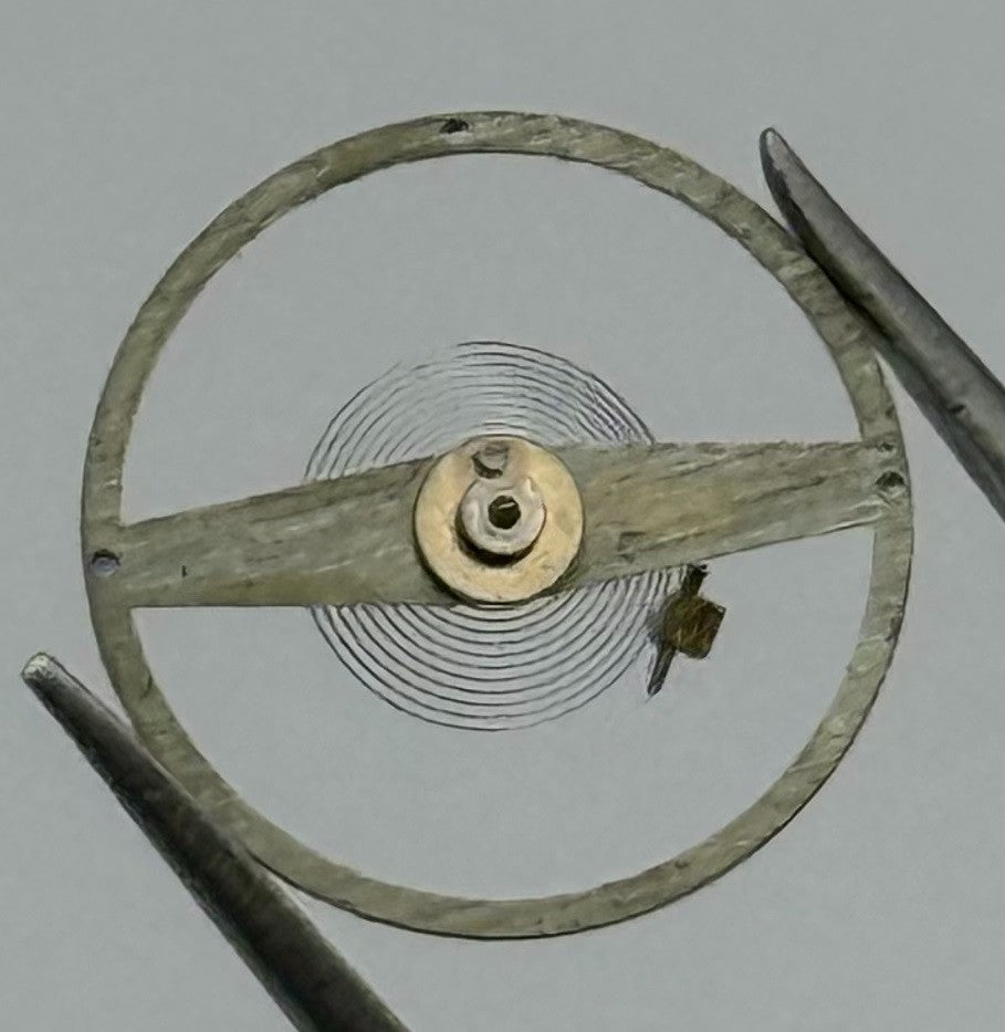 Brac 2001/3 Balance Wheel Complete And Spring Bergeon 139 Watch Movement Parts