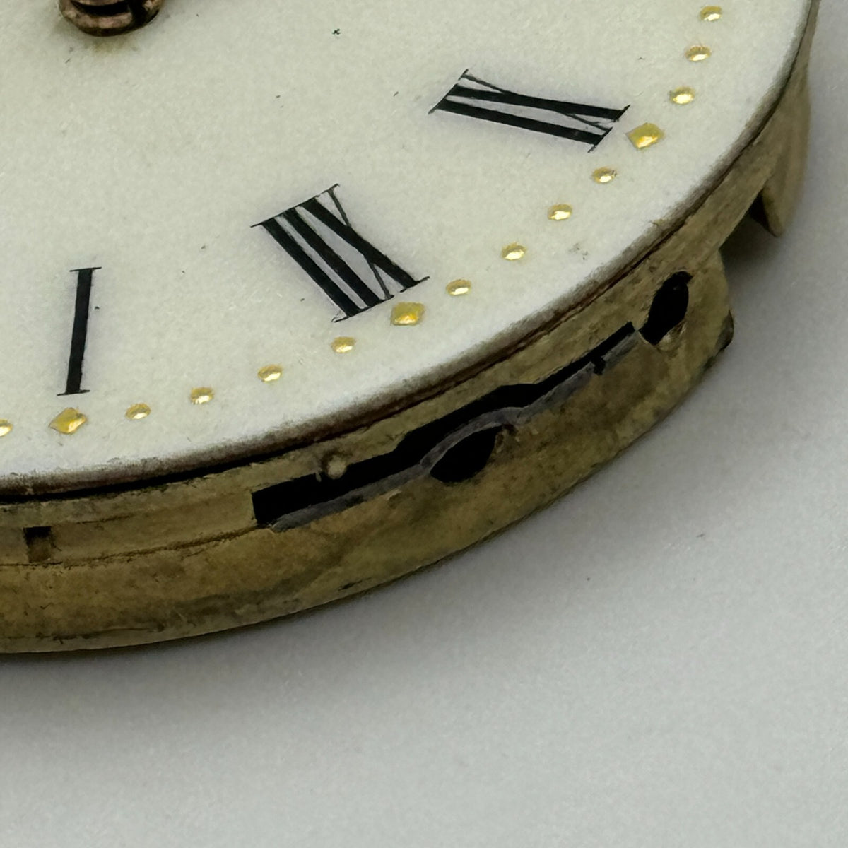 Open Face Cyrus GT Antique Pocket Watch Movement - For Parts / Repair - 40.9mm
