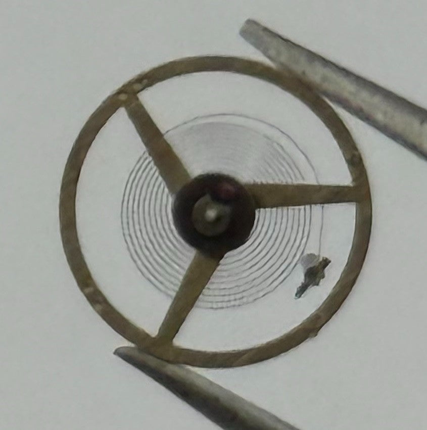 INTS 36-21 Balance Wheel Complete And Spring 1723 M Watch Movement Parts NOS