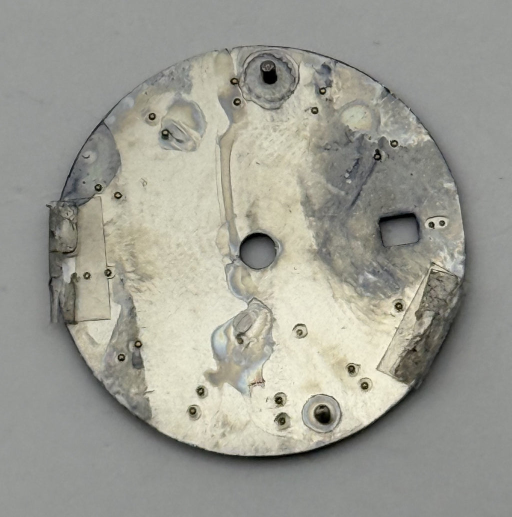 Seiko 7N82-0EL8 Watch Dial Titanium 50M Black Japan Spare Parts Repair 19.4mm