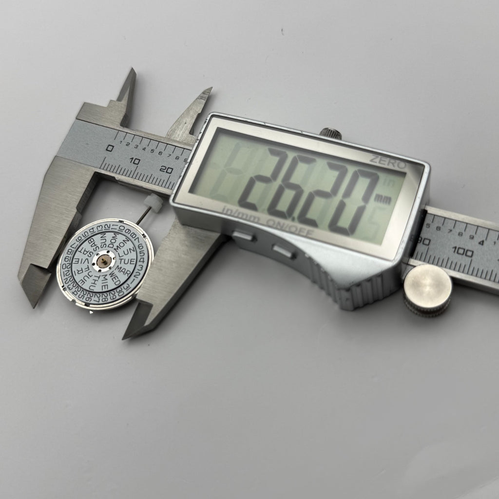 ETA 955.121 Watch Movement - Tissot 3233 Quartz Day Date For Spare Parts 26.2mm