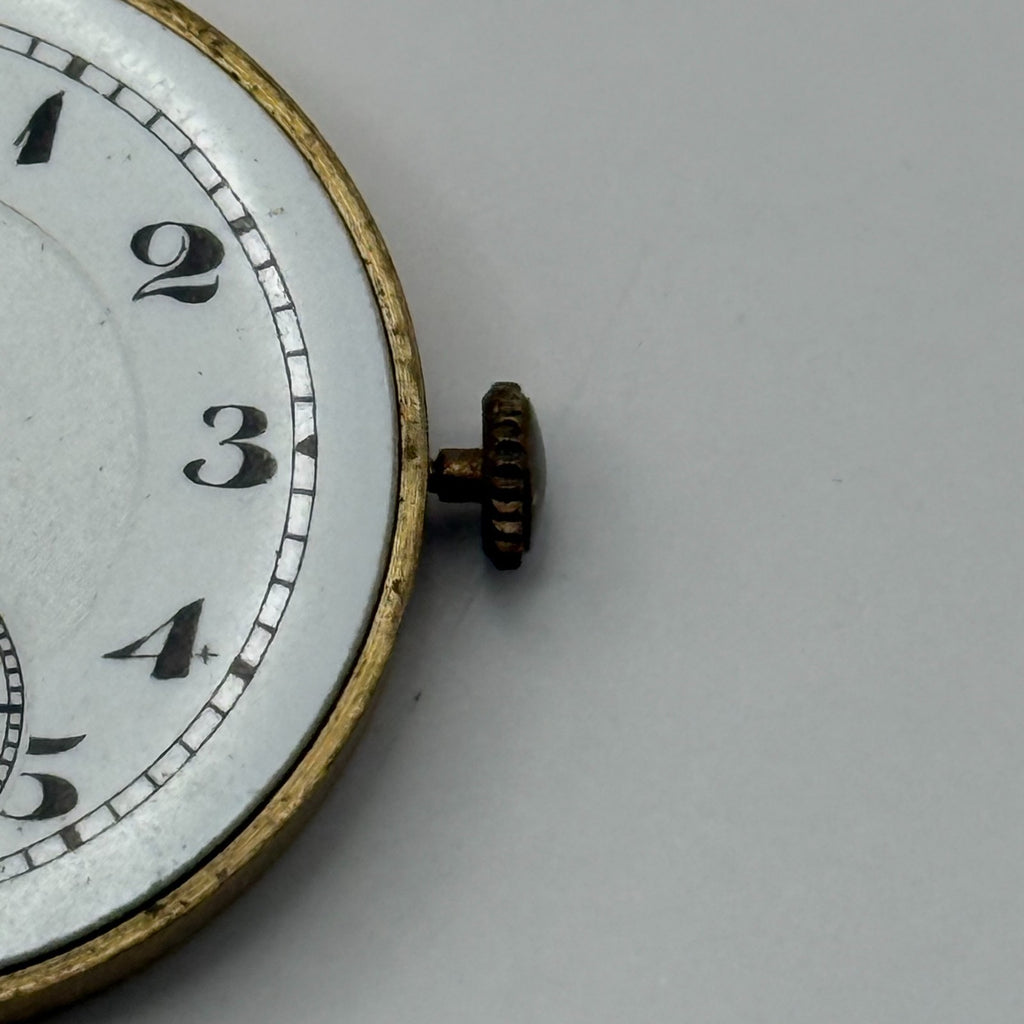 Kurth 180 Watch Movement - 15 Jewels - Running - For Parts / Repair - 22.6mm