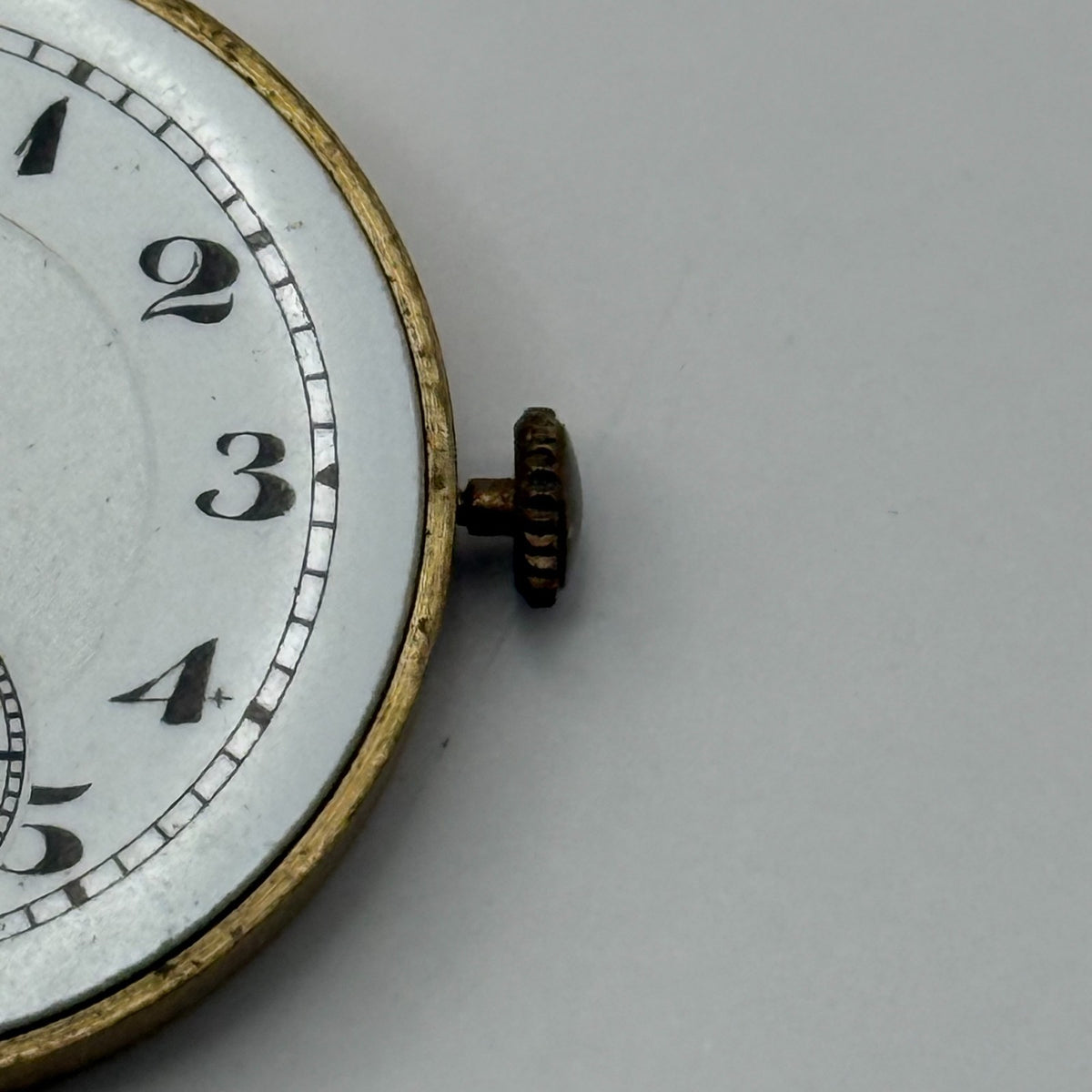 Kurth 180 Watch Movement - 15 Jewels - Running - For Parts / Repair - 22.6mm