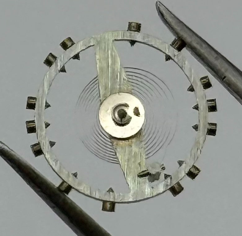 AS 970 Balance Wheel Complete And Spring Renata 28 M Watch Movement Parts NOS