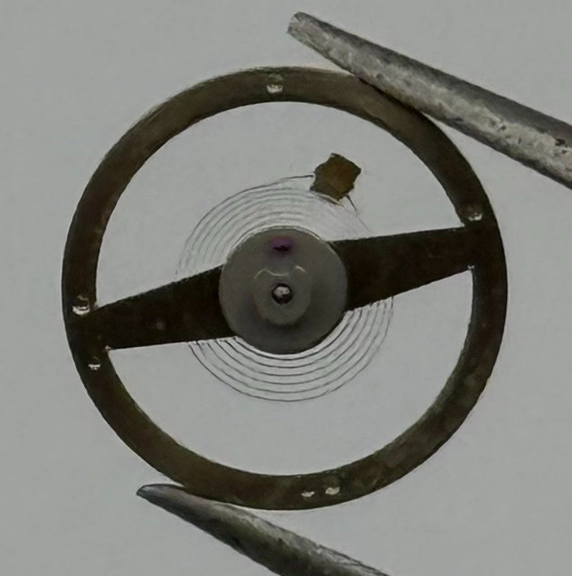 Amida 562 Balance Wheel Complete And Spring 8¾’’’ 874 Watch Movement Parts NOS