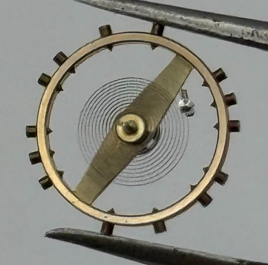 Essor S Balance Wheel Complete And Spring 10½’’’ Bergeon 252 Watch Movement Part