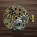 Movado Cal 6 Watch Movement Ladies 17 Jewels Running Manual Wind Parts 13.5mm