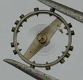 ETA 2487 Balance Wheel Complete And Spring Renata 1269 Watch Movement Parts NOS