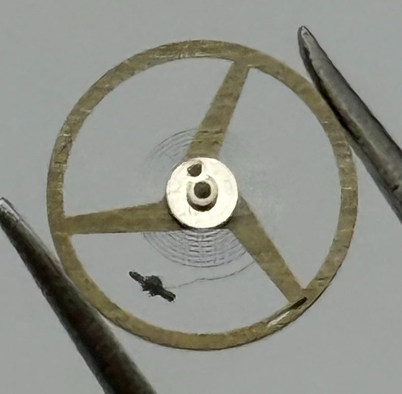 ETA 2487 Balance Wheel Complete And Spring Renata 1269 Watch Movement Parts NOS