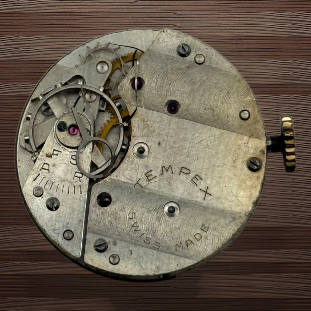 Tempex Watch Movement - Sub Seconds - For Parts / Repair - 23.9mm