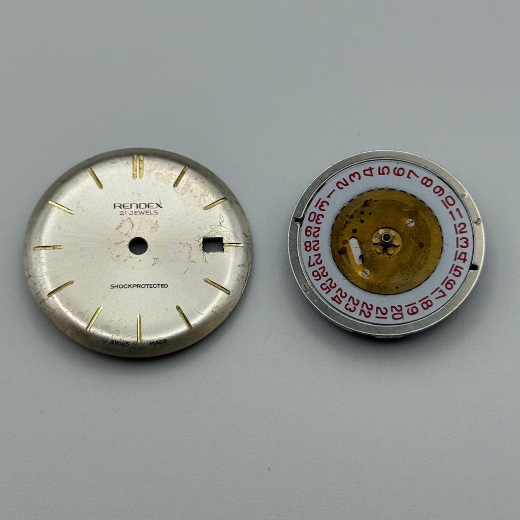 Ronda RL 7115 Watch Movement - Rendex - For Parts / Repair