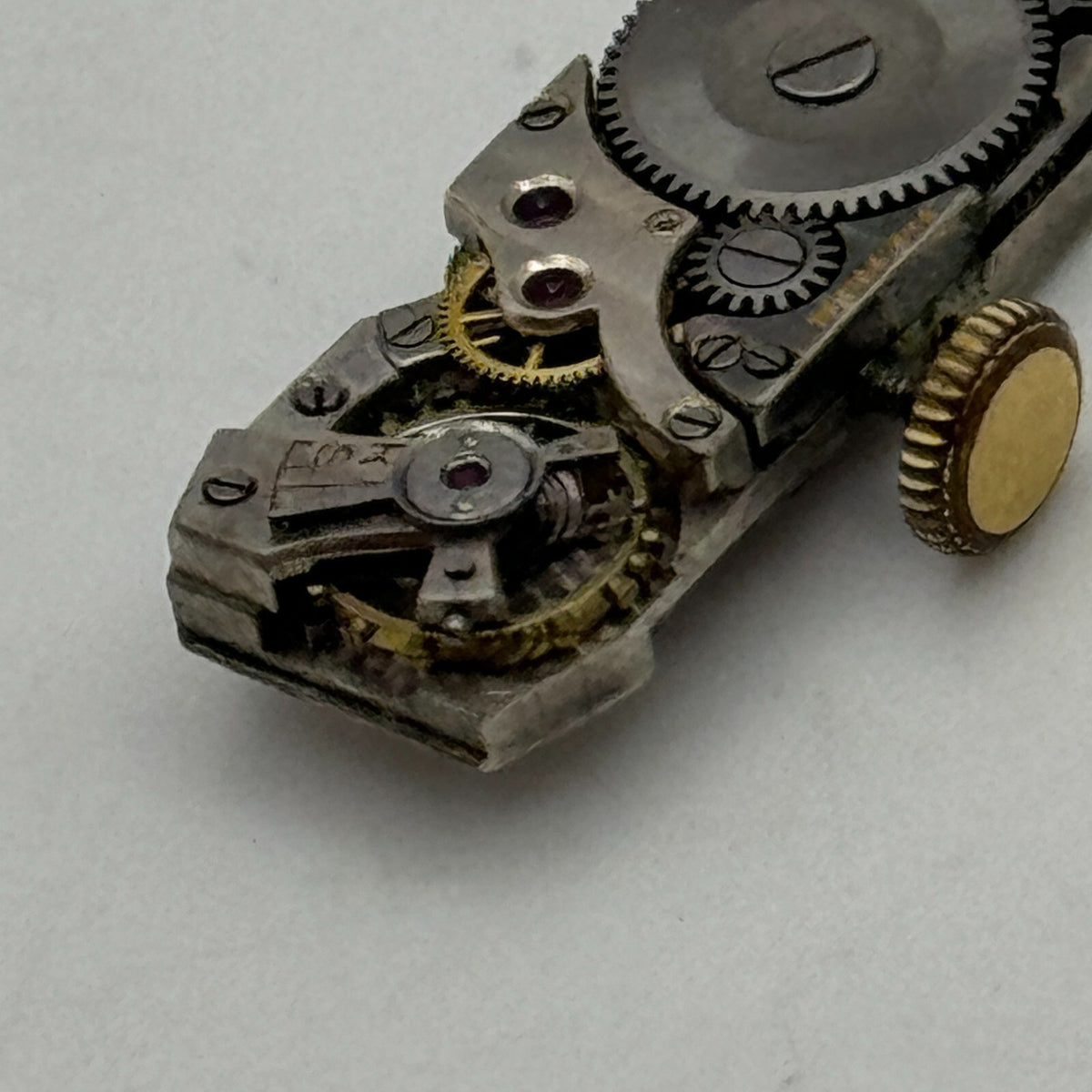 FHF Watch Movement Clarte Fab.Suisse Patent Running Ladies Manual Wind Parts 9mm
