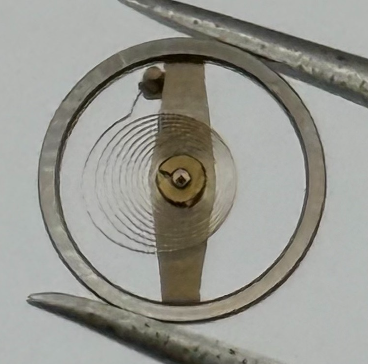 Brac 2021 Balance Wheel Complete And Spring 5¼'' 69 M Watch Movement Parts NOS