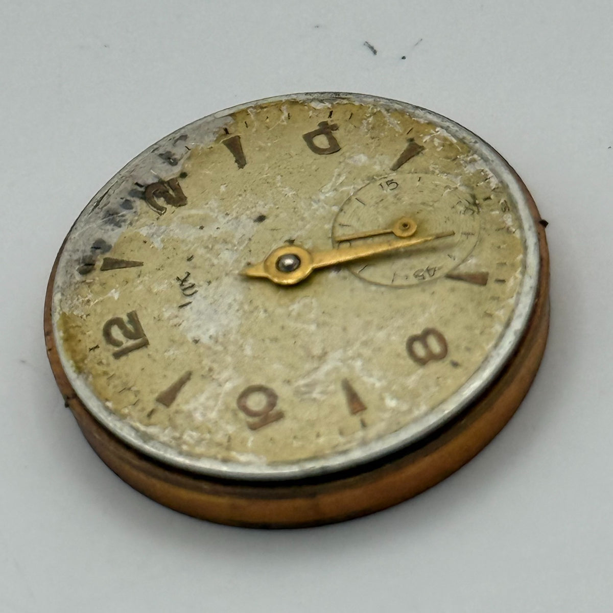 Audaux 180 Watch Movement - Running - For Parts / Repair - 25.6mm