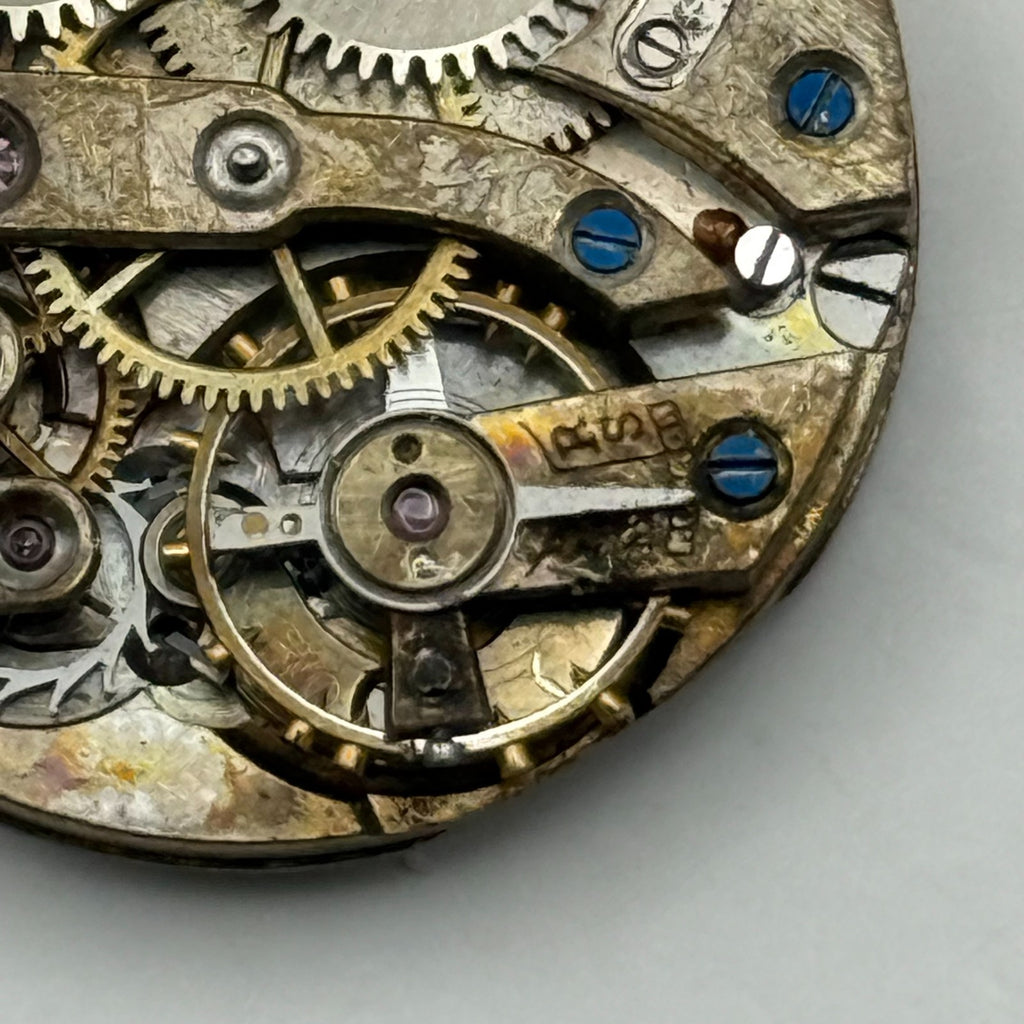 Unidentified Watch Movement Swiss Manual Wind Vintage Parts Repair 24.9mm