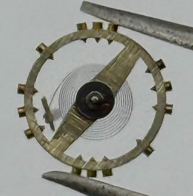 Peseux 140 290 Balance Wheel Complete And Spring Renata 277 Watch Movement Parts