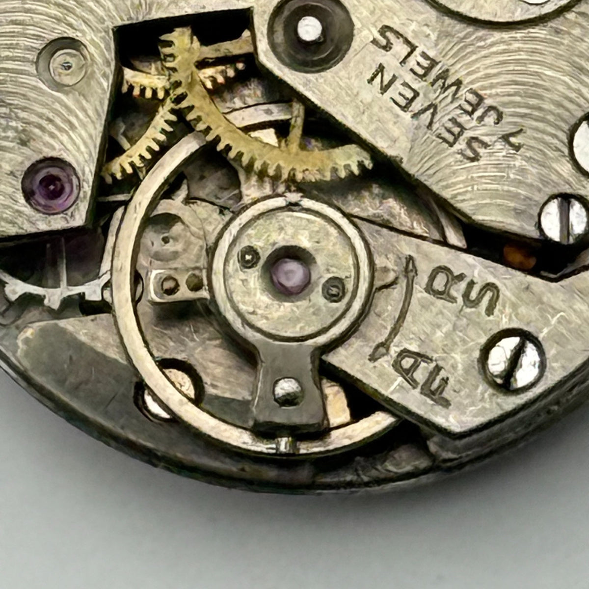 MST 391 Watch Movement Medana 7 Jewels Swiss Manual Wind Parts Repair 19.6mm