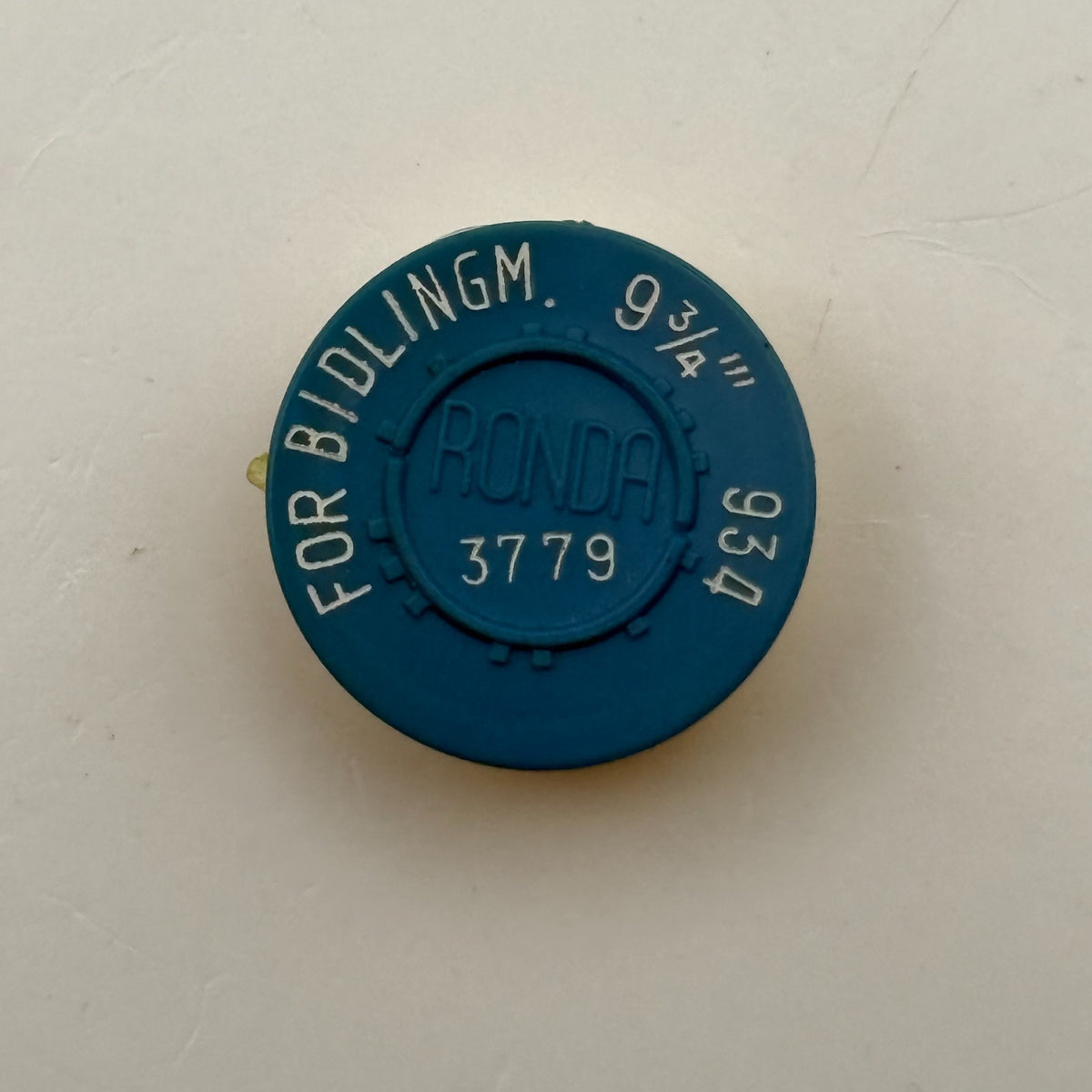 Bidlingmaier 934 Balance Wheel Complete And Spring 9¾’’’ 3779 Watch Parts