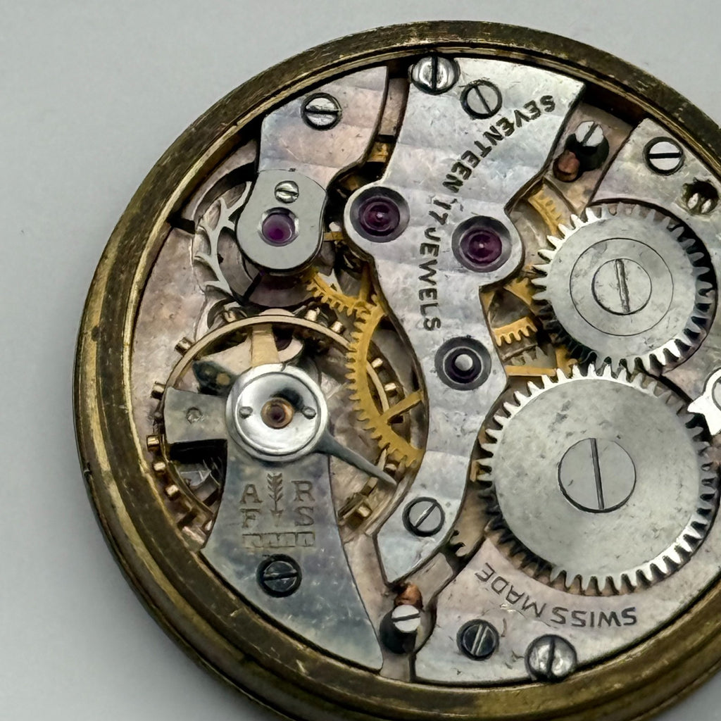 Kendal & Dent London Watch Movement - 17 Jewels - For Parts / Repair - 27mm