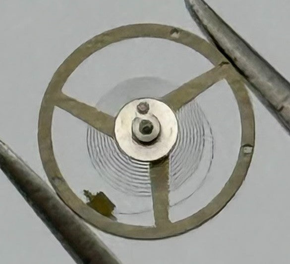 Tissot 2400 2401 Balance Wheel Complete And Spring 6¾’’’ Watch Movement Parts