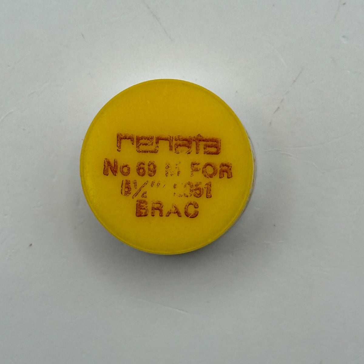 Brac 2051 Balance Wheel Complete And Spring 5½’’’ 69 M Watch Movement Parts NOS