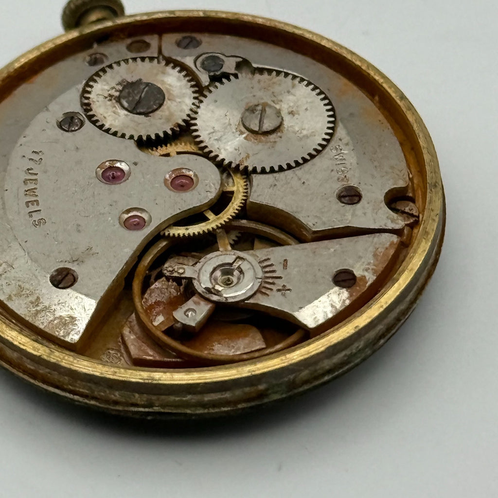 AS 1702/03 Watch Movement A. Schild 1702/03 Rotary 17 Jewels Parts 28.9mm