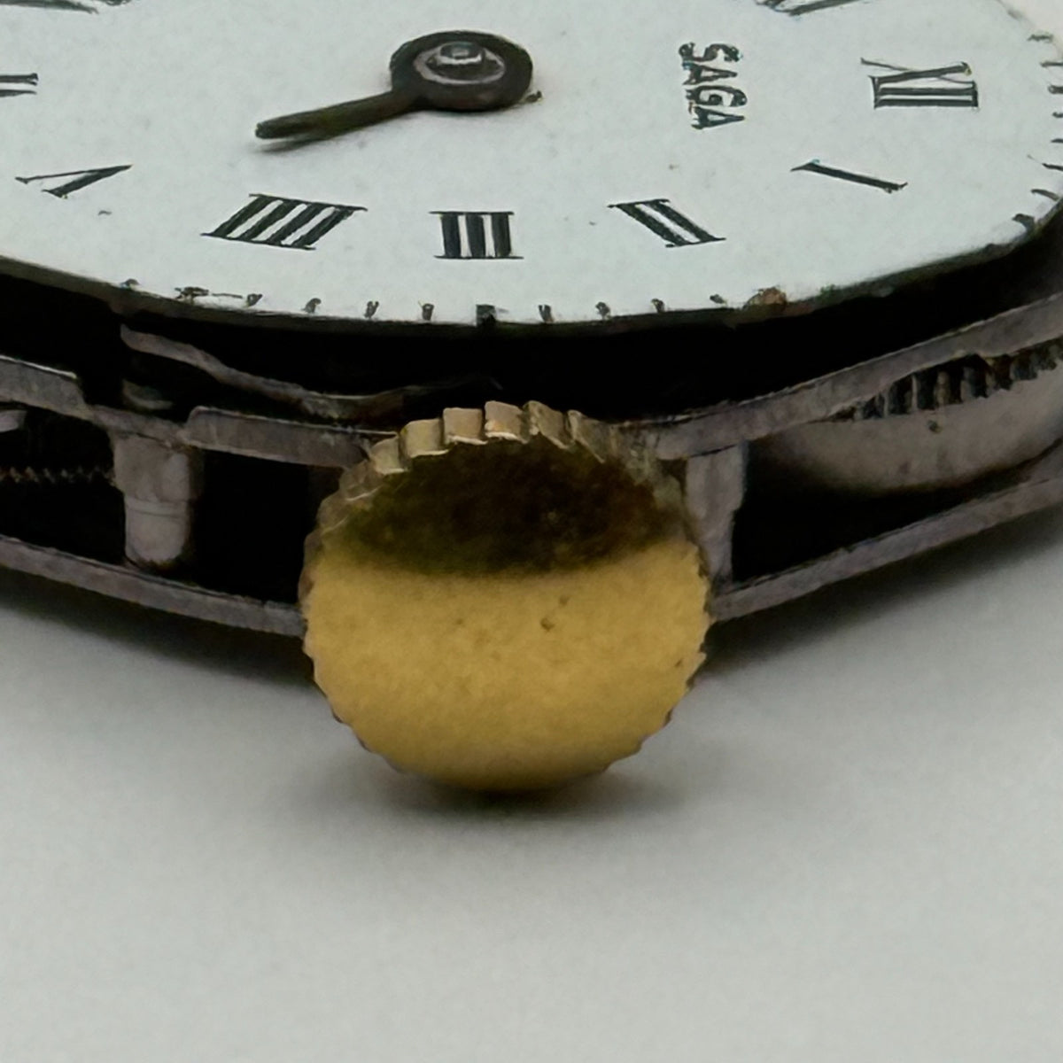 Timex 460 Watch Movement Saga Gt. Britain Manual Wind Parts Repair 14.7mm