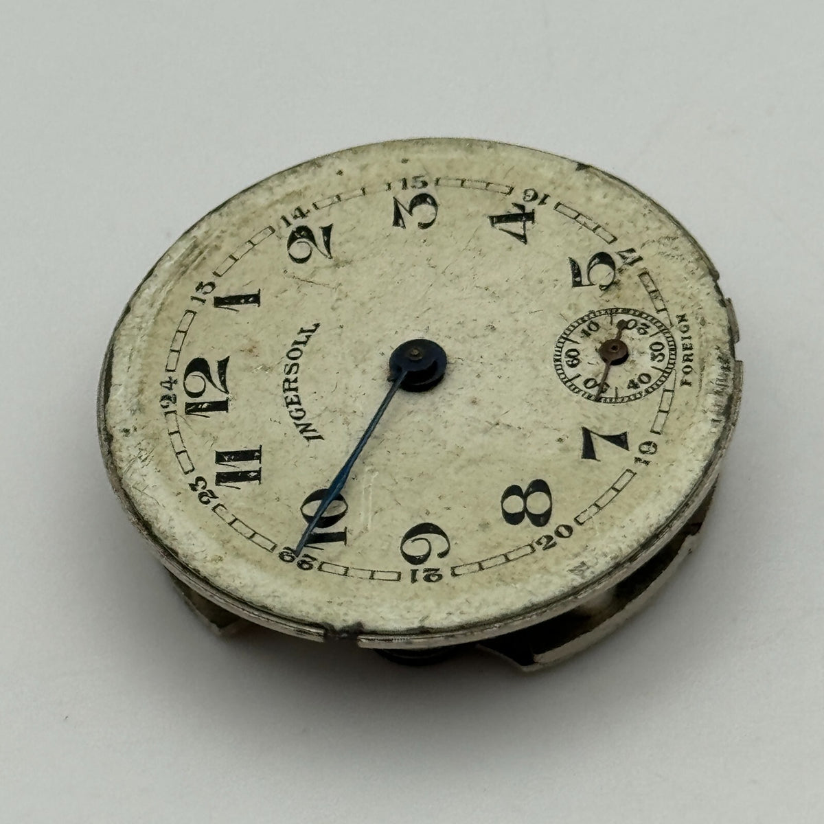 Ingersoll Watch Movement - Sub Seconds Foreign Men's - For Parts / Repair - 31mm
