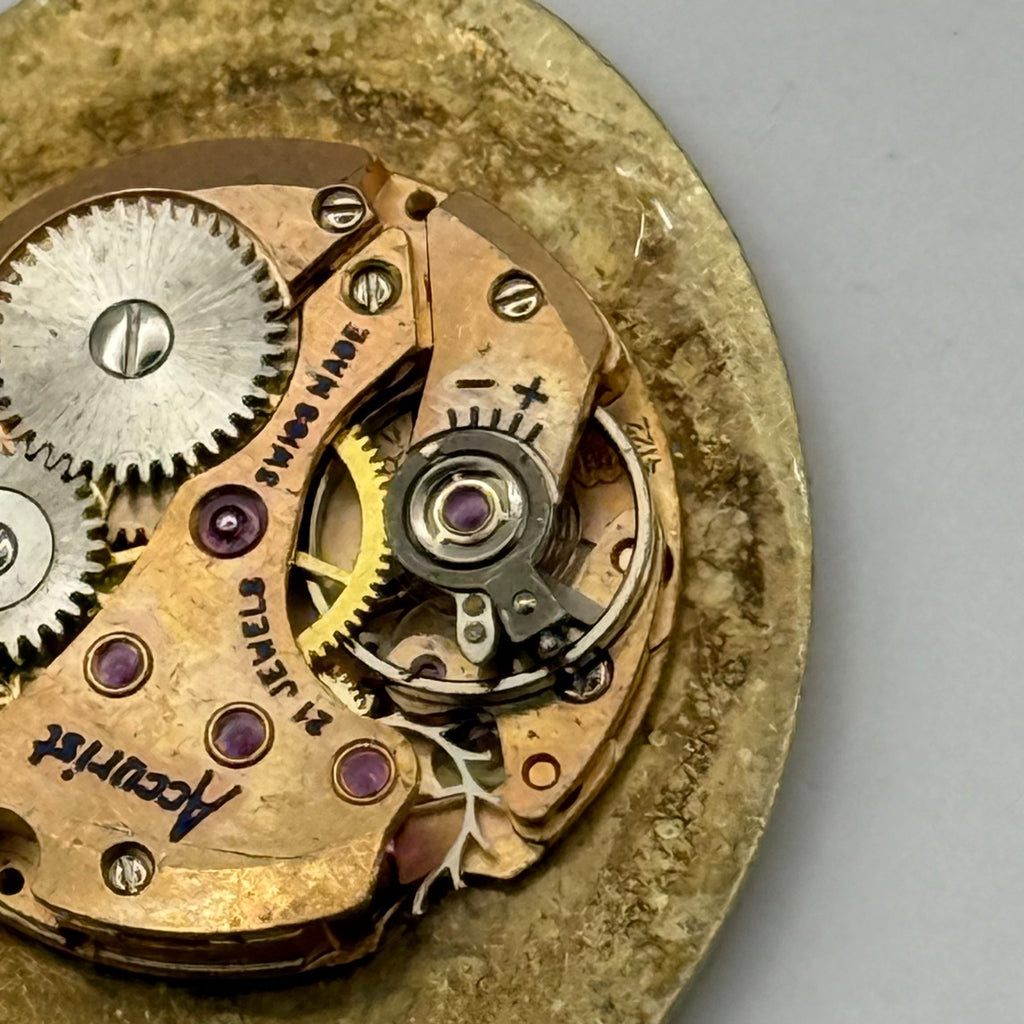 Felsa 4122 Watch Movement Accurist 21 Jewels Running Manual Wind Parts 17.1mm