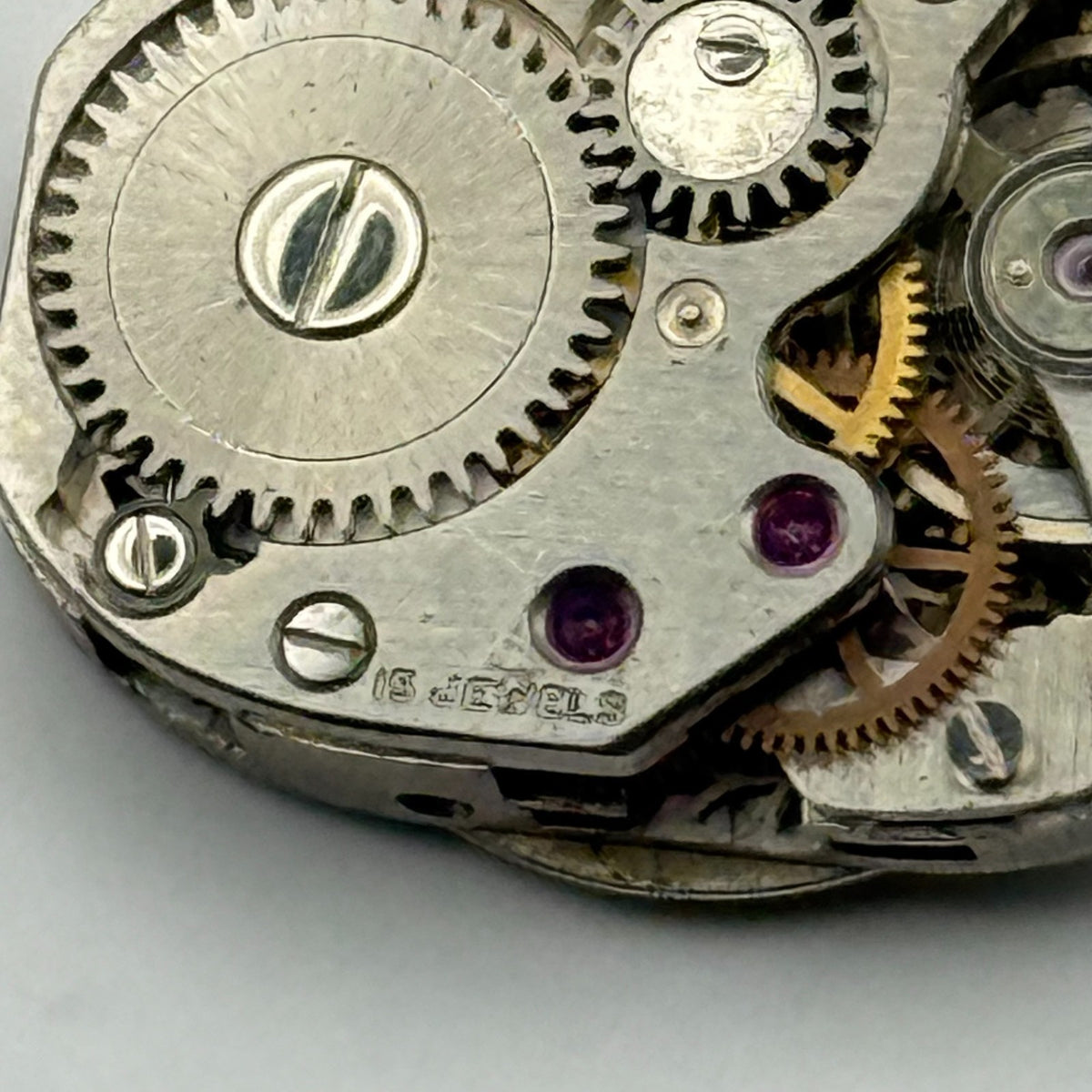 FHF 75 Watch Movement Verity 15 Jewels Swiss Manual Wind Parts Repair 12.9mm