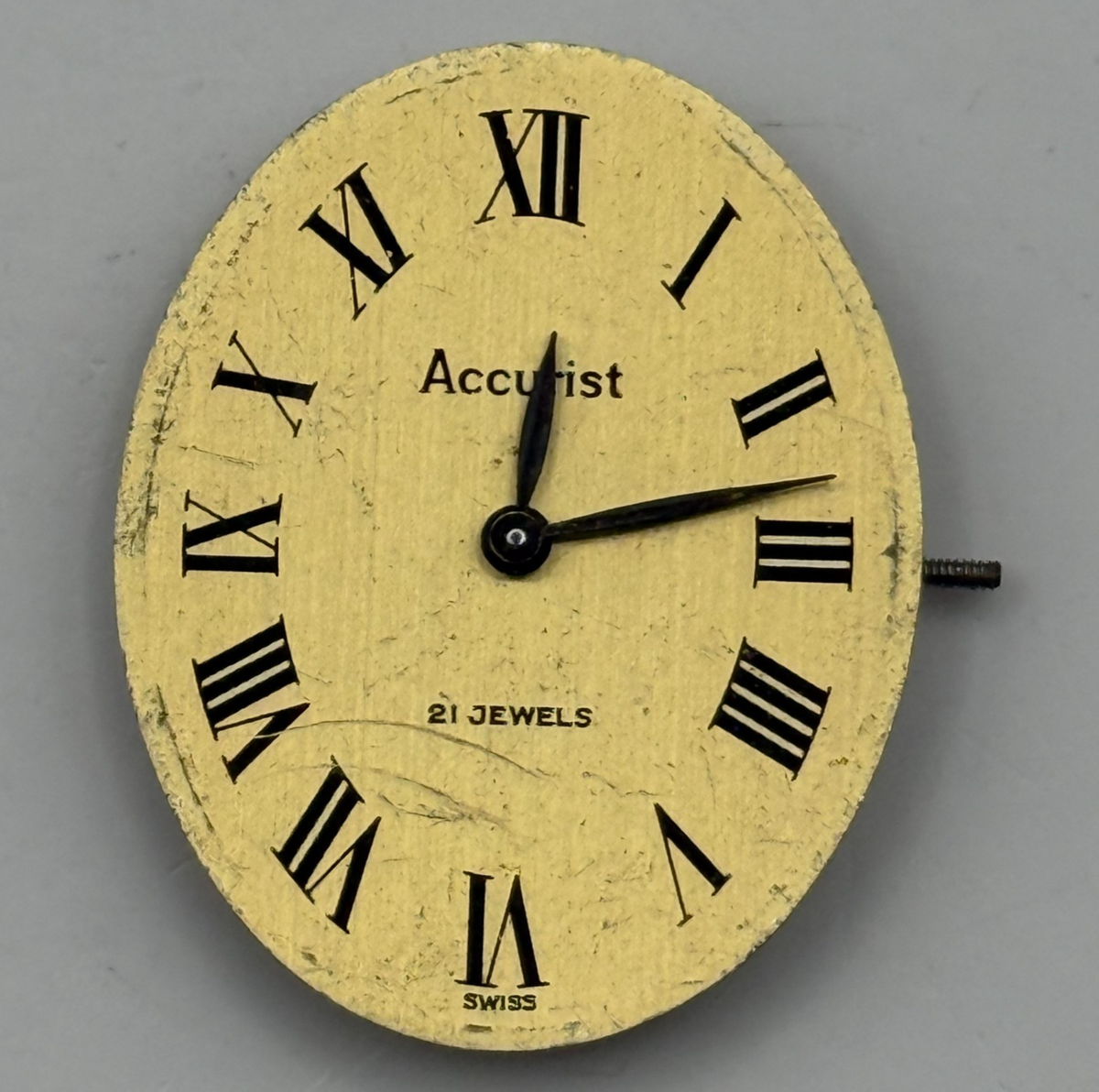 Felsa 4122 Watch Movement Accurist 21 Jewels Running Manual Wind Parts 17.1mm