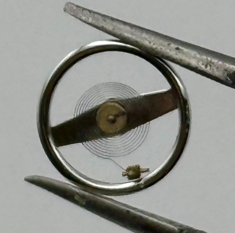 RL 8013 Balance Wheel Complete And Spring 8¾’’’ 5000 /2 Watch Movement Parts NOS