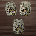 Zaria Luch 1800 Watch Movement Soviet USSR Ladies x 3 Pieces Parts Repair 14.1mm