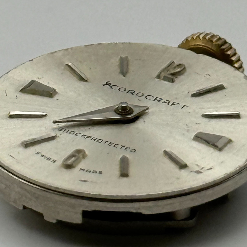 Watch Imp Corp Cal 5211B Watch Movement Corocraft Swiss Manual Wind Parts 19.7mm