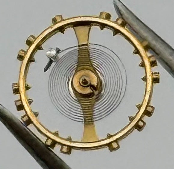 Felsa 291 373 Balance Wheel Complete And Spring 1648 M Watch Movement Parts NOS