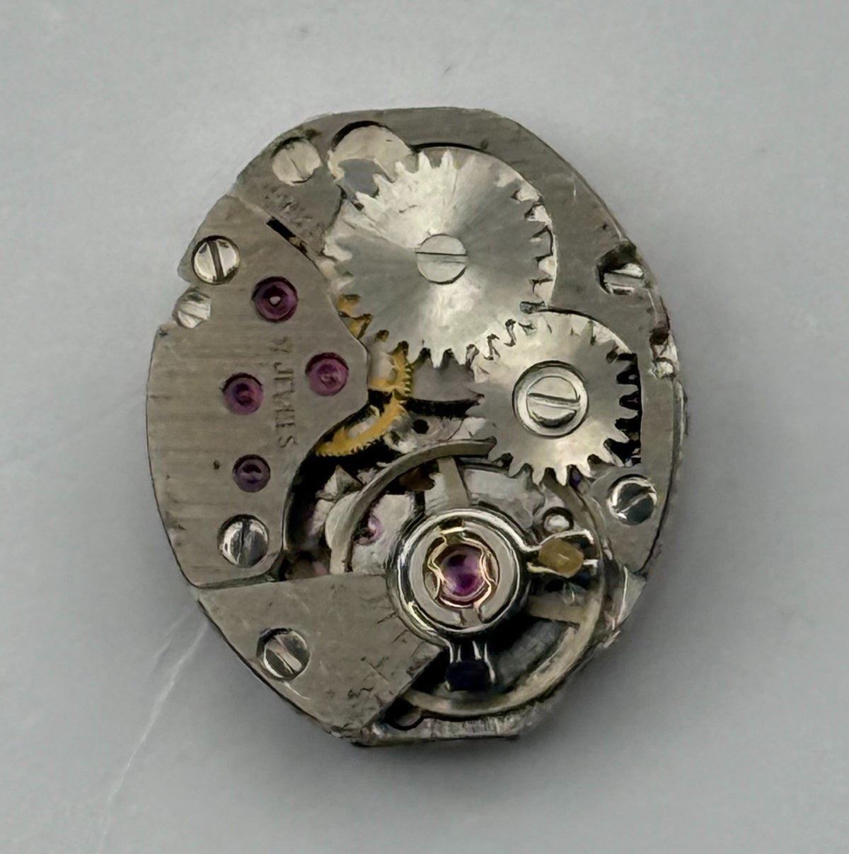 ETA 277-001 Watch Movement Everite 17 Jewels Swiss Manual Wind Parts 12.9mm