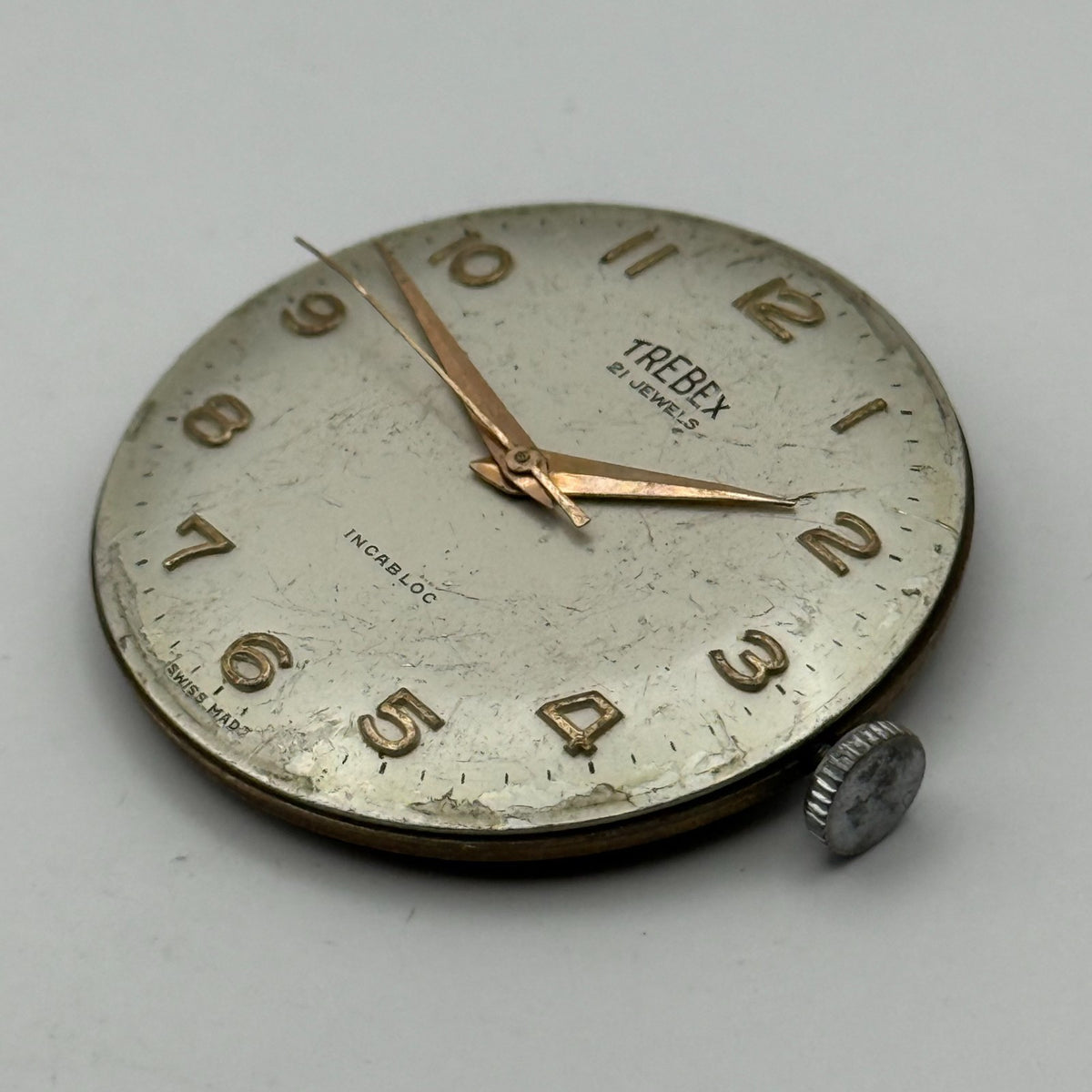 AS 1538 1539 Watch Movement A. Schild 1538 1539 Trebex 15 Jewels Parts 32.5mm