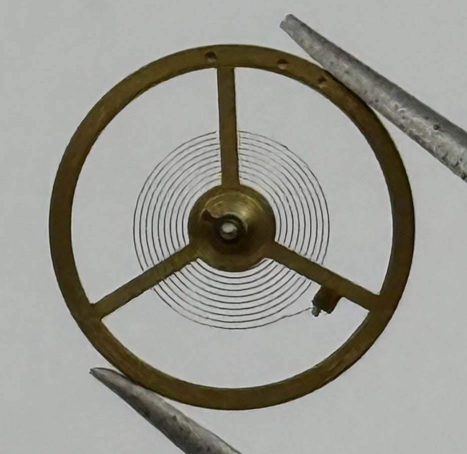BFG 582/21 Balance Wheel Complete And Spring 13½''' 1840 Watch Movement NOS
