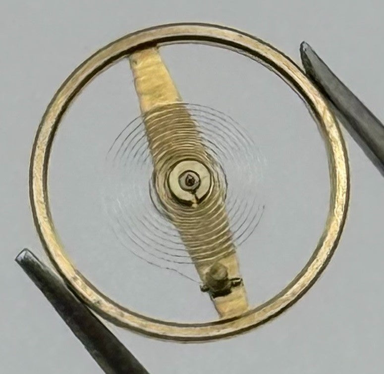 Oris 361 Balance Wheel Complete And Spring 9¾’’’ 380 Watch Movement Parts NOS