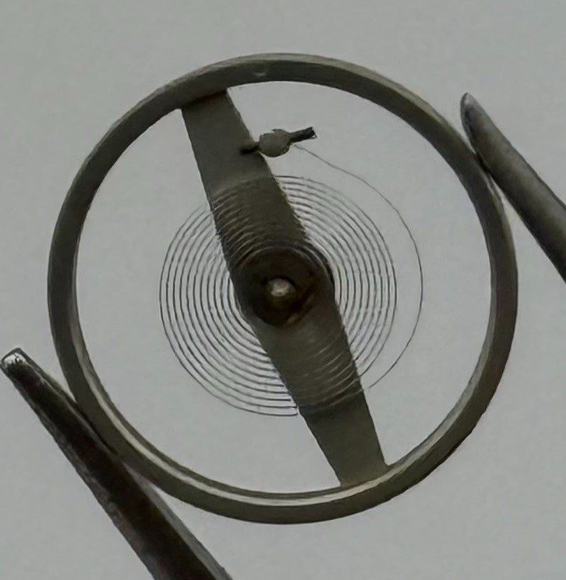 Bidlingmaier 934 Balance Wheel Complete And Spring 9¾’’’ 3779 Watch Parts