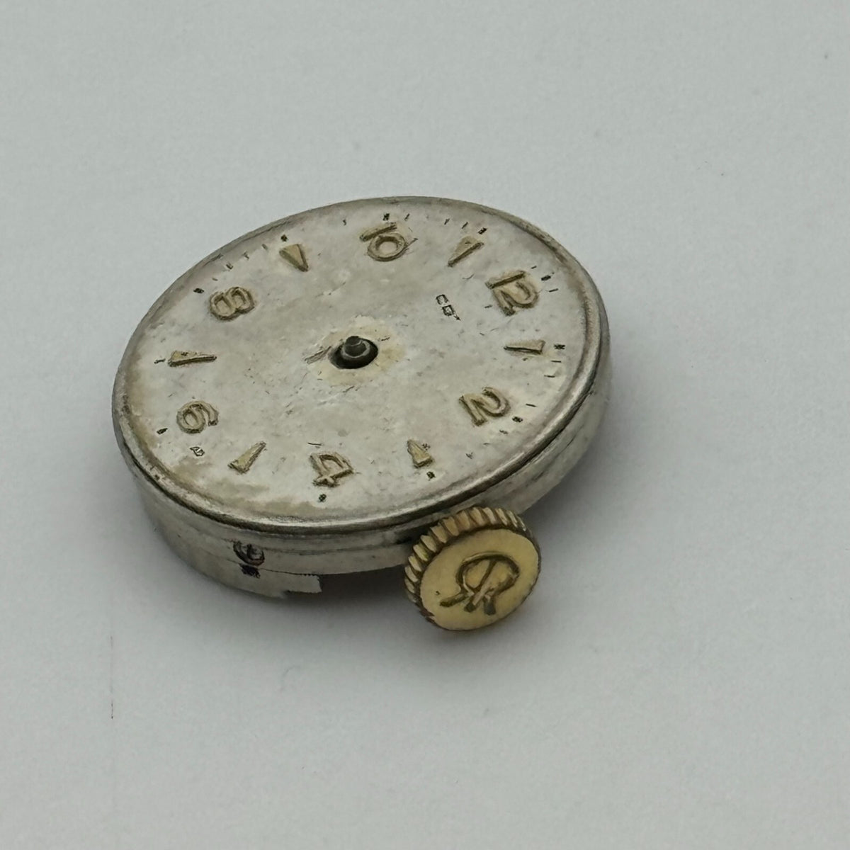 Revue 49 Watch Movement - Vertex Partial 15 Jewels - For Parts / Repair - 17.4mm