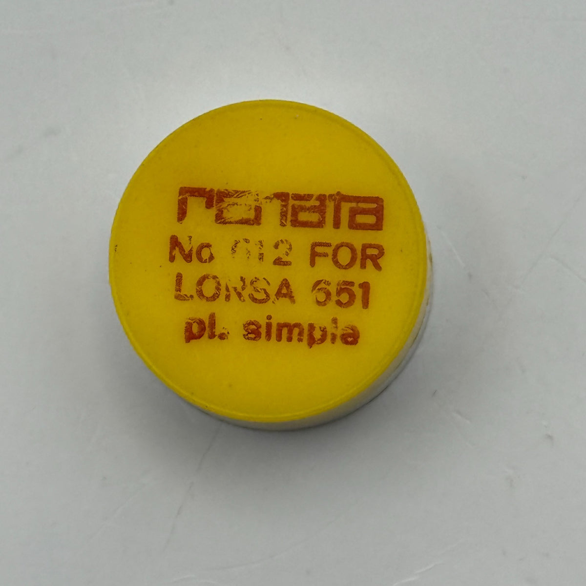 Lorsa 651 Balance Wheel Complete And Spring Renata 612 Watch Movement Parts NOS