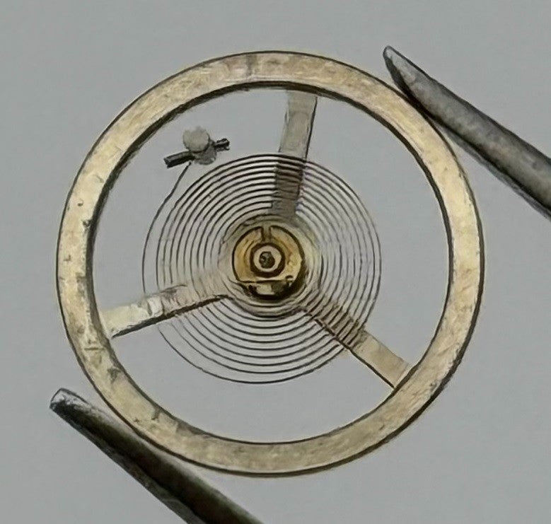 EB 1297 1463 Balance Wheel Complete And Spring 117 Watch Movement Parts NOS