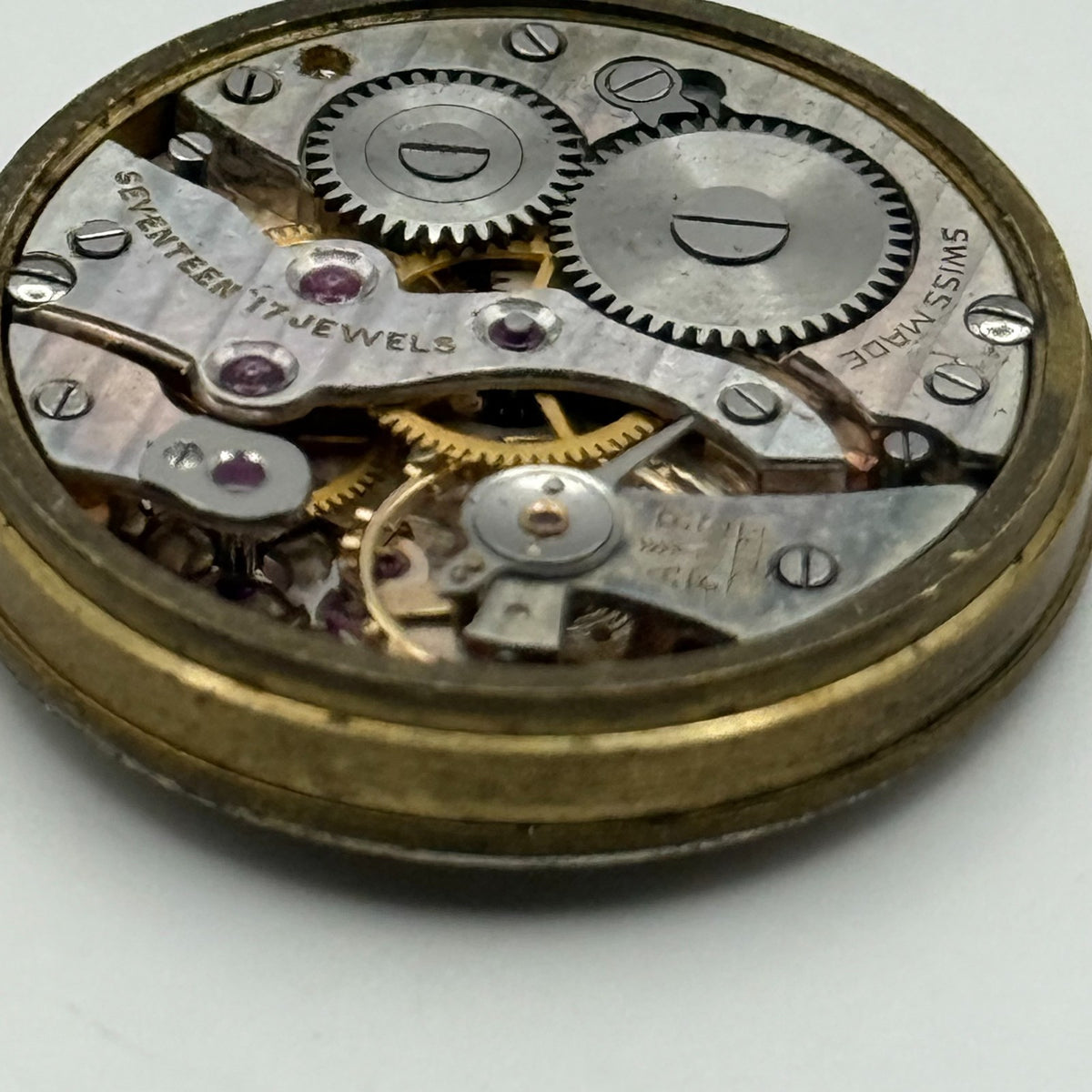 Kendal & Dent London Watch Movement - 17 Jewels - For Parts / Repair - 27mm