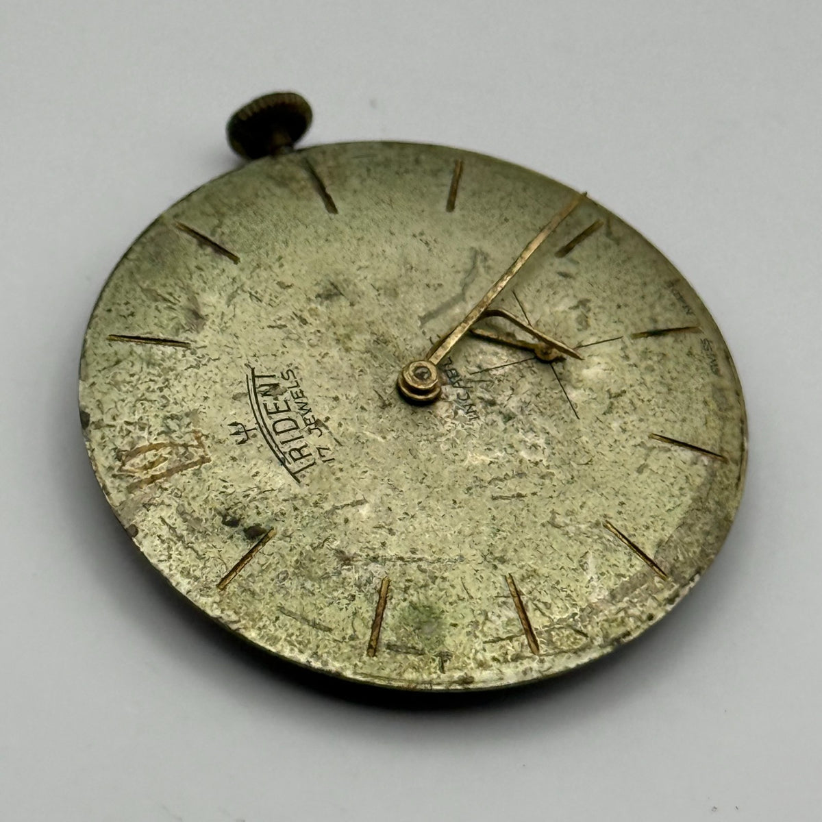 FHF 76 Watch Movement - Trident - For Parts / Repair - 23.5mm