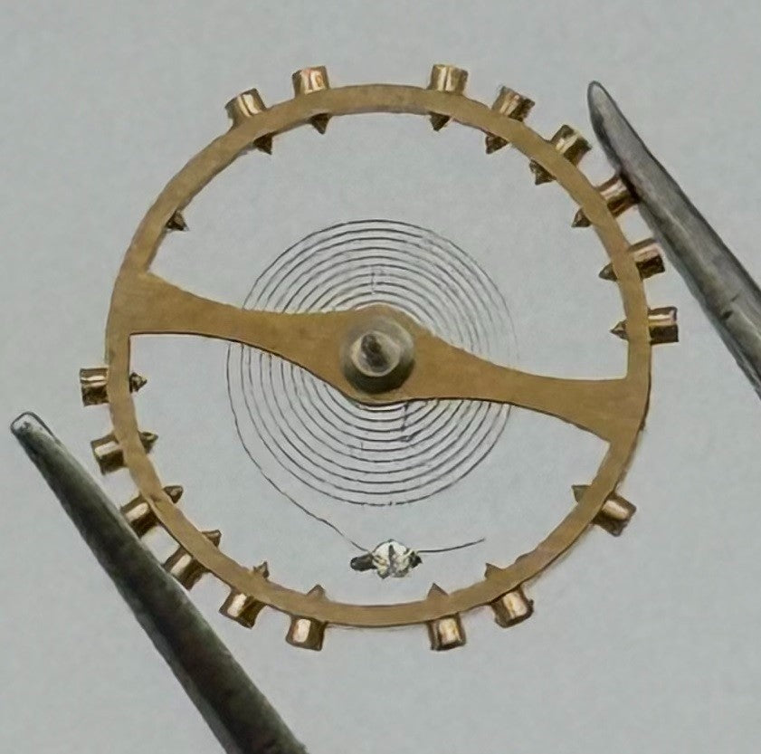 AS 1220 Balance Wheel Complete And Spring 10½’’’ 47 Watch Movement Parts NOS