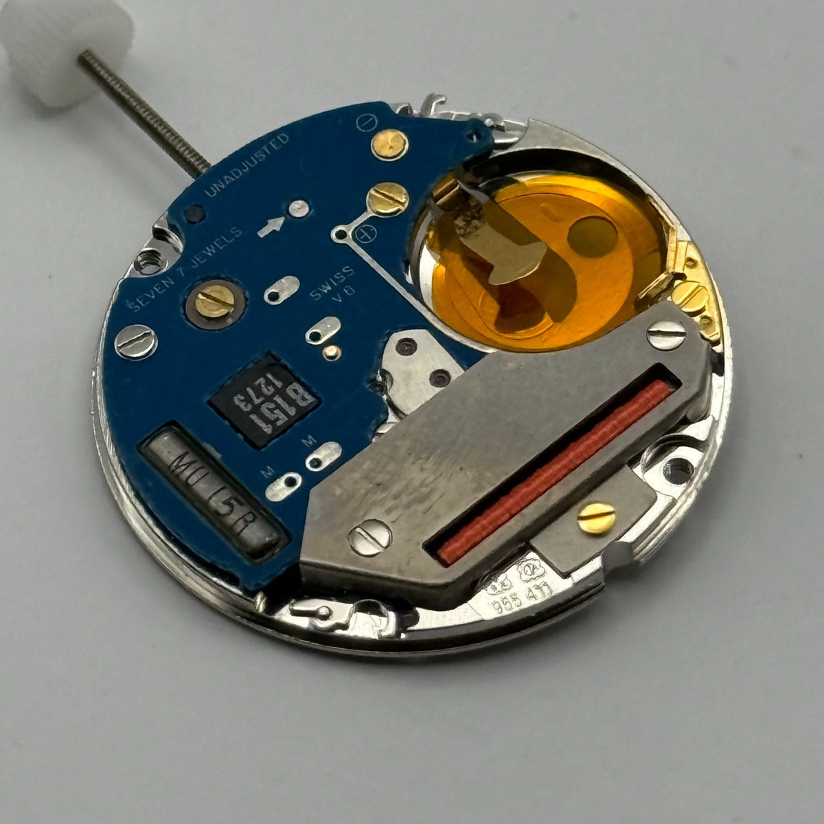 ETA 955.411 Watch Movement Running Quartz 7 Jewels Swiss Parts Repair 23.9mm