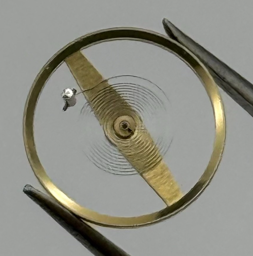 ST 1800 1805 Balance Wheel Complete And Spring Renata 1508 Watch Movement Parts